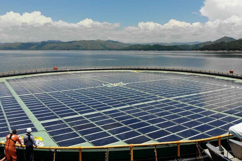 L'infrastructure solaire déployée aux Philippines par Ocean Sun.