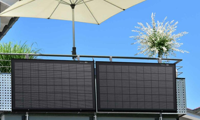 Les panneaux solaires Fly Solartech Solutions ont été spécialement conçus pour les terrasses et les balcons.