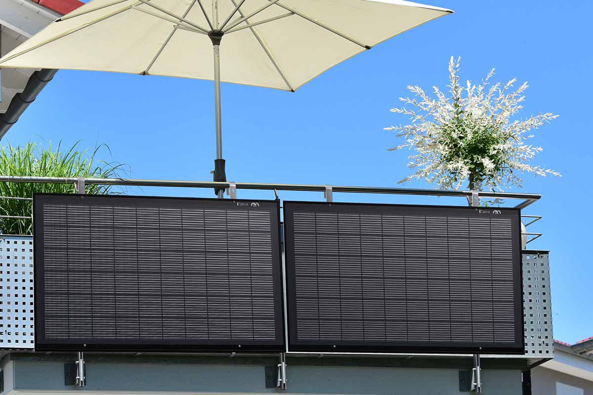 Les panneaux solaires Fly Solartech Solutions ont été spécialement conçus pour les terrasses et les balcons.