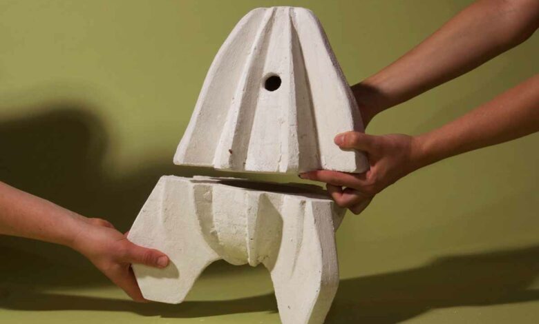 Le Reef Rocket fabriqué à partir de biociment s'inspire des récifs naturels.