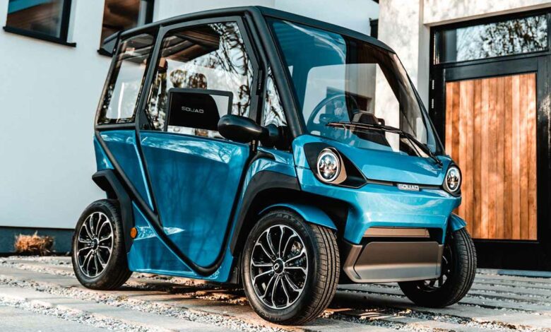 La société Squad Mobility a présenté son minivéhicule électrique solaire lors du CES 2024.
