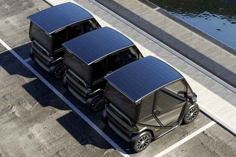 La Squad est un véhicule électrique solaire et petite dimension, adaptée à la mobilité urbaine.