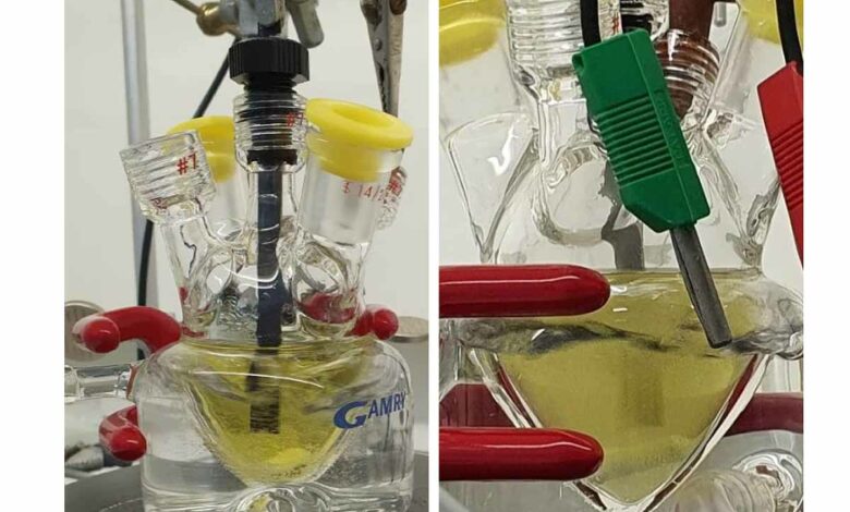 Processus d'électrolyse du bromure avec des électrolytes agités.