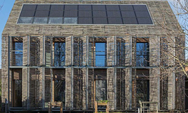 Cette maison d'architecte passive de 160 m² est en vente.
