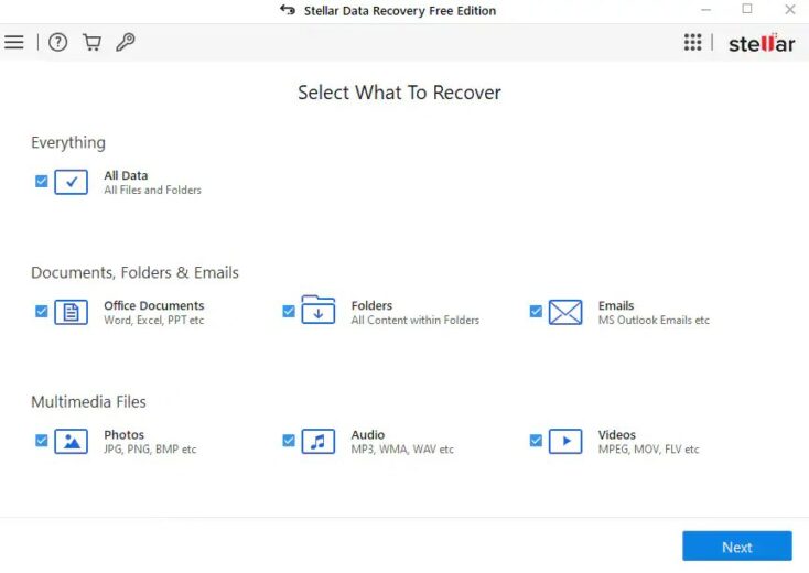 Stellar Data Recovery