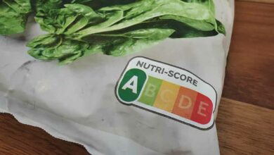 Le Nutri-Score A sur des épinards en branche surgelés.