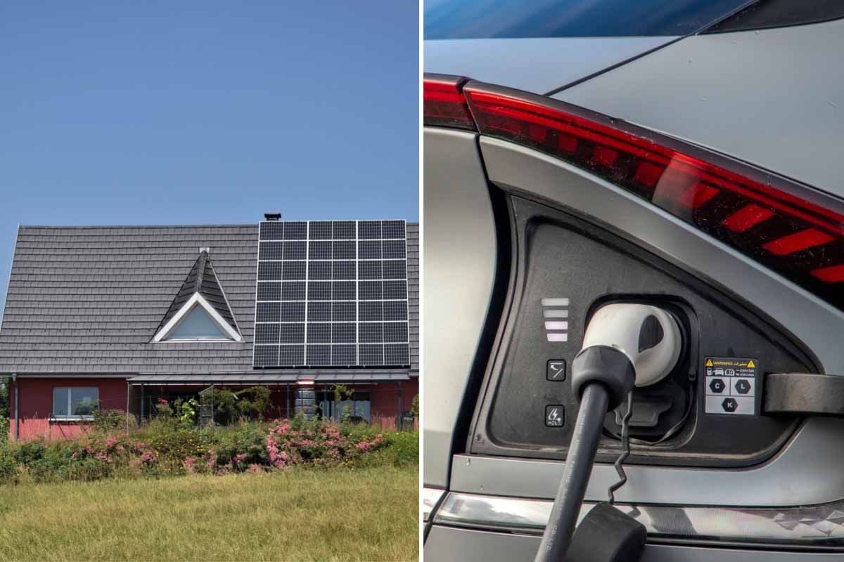 Une étude démontre que les propriétaires de véhicule électriques sont plus enclins à posséder des panneaux photovoltaïques chez eux.