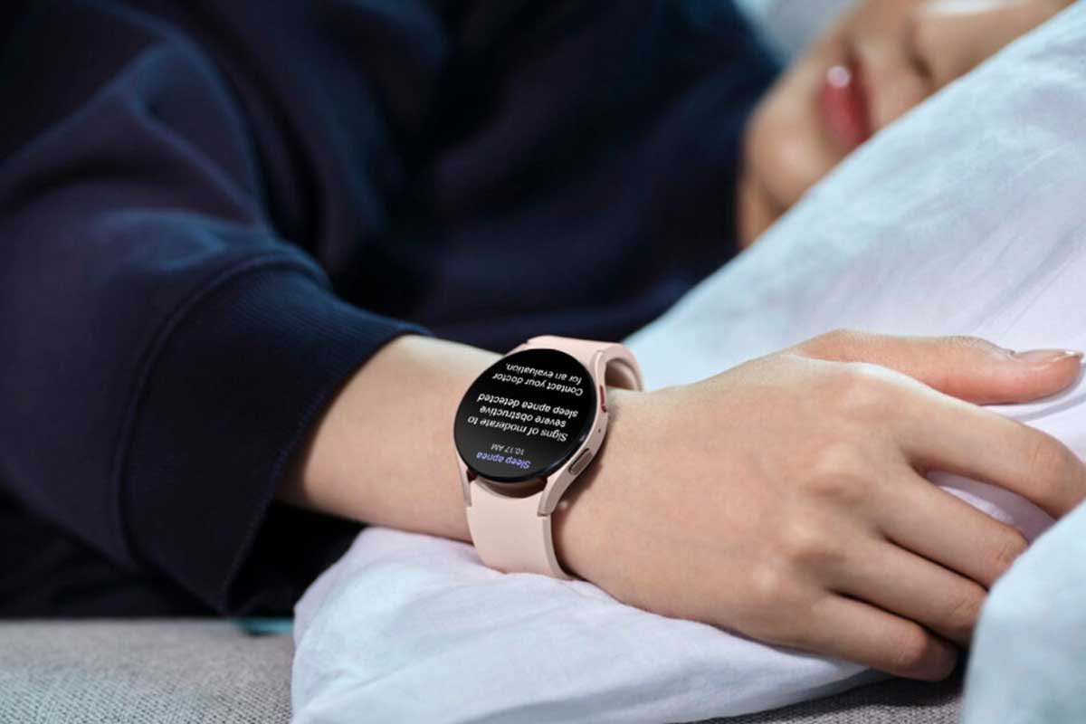 Le prochain modèle de Galaxy Watch de Samsung pourra déceler l'apnée du sommeil, elle a été validée par la FDA.