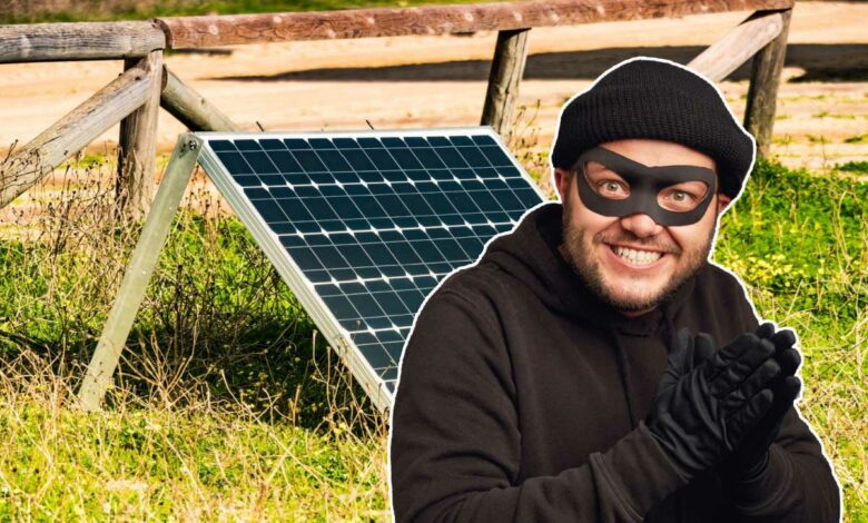 Comment protéger les panneaux solaires du vol ?