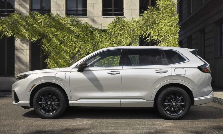 Honda dévoile son nouveau modèle électrique à pile à combustible hydrogène, le Honda CR-V e:FCEV.