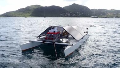 Le prototype du robot marin Algaray est actuellement testé sur les côtes d’Antigua.