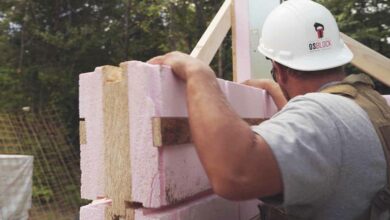 L'assemblage des blocs de construction Osblock est simple et rapide.