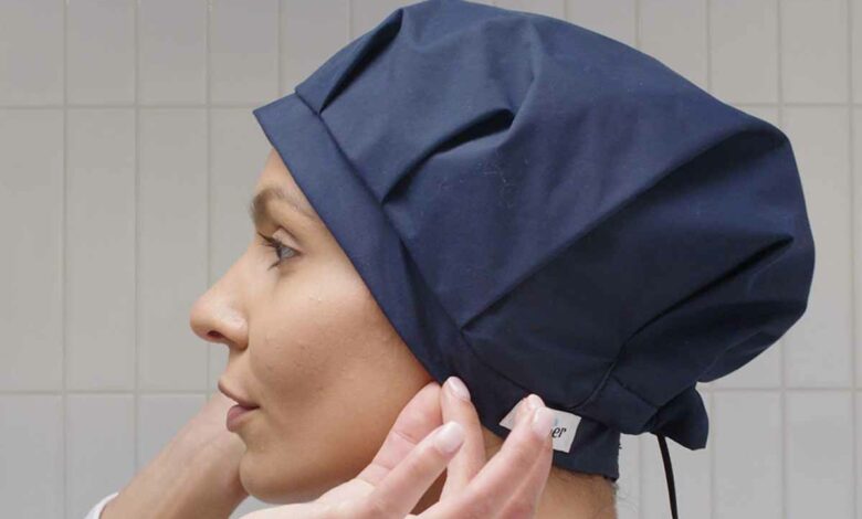 Un bonnet de bain innovant low-tech.
