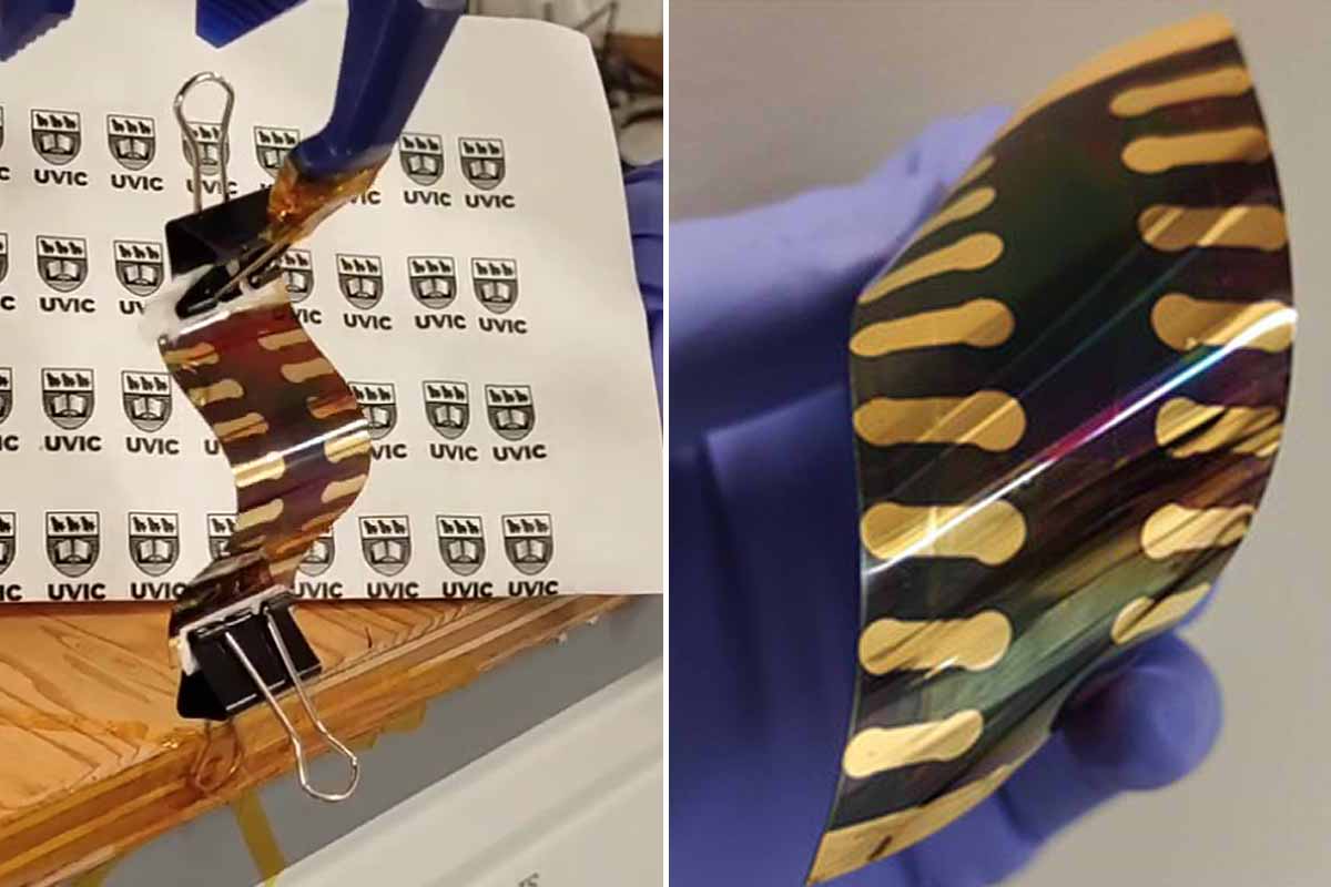 Ces chercheurs ont créé une cellule solaire flexible imprimable.