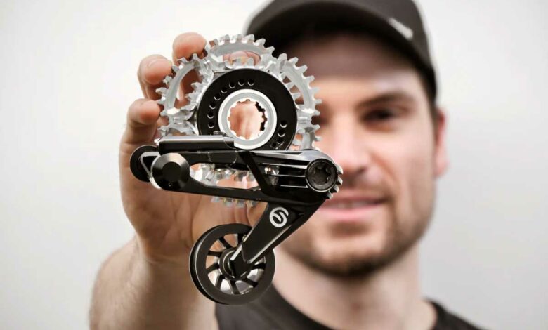 Les éléments de rouage pivotants individuels du système Shift Drive.
