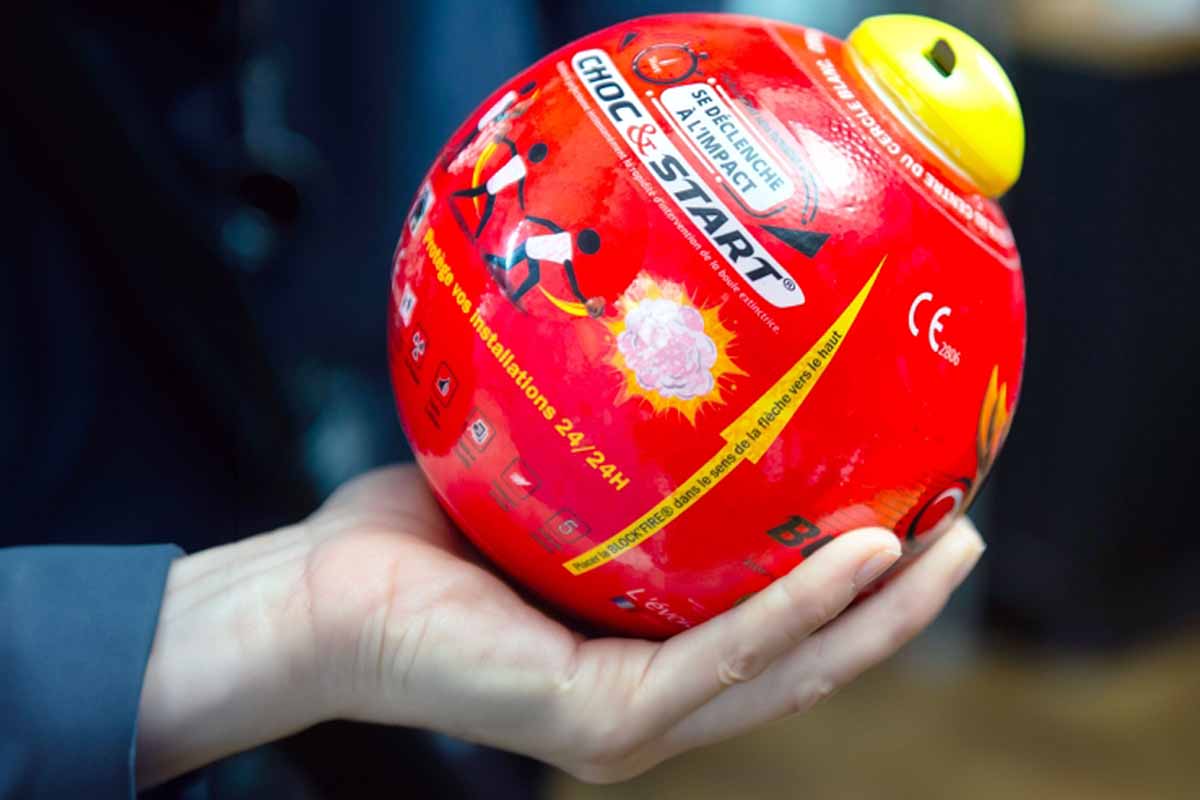 La boule anti-incendie Block'Fire vient d'être élue produit de l'année.