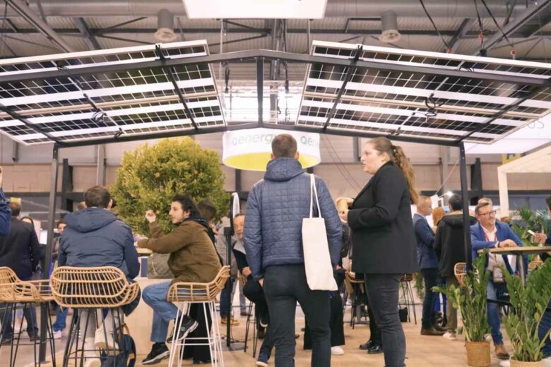 Exposition des panneaux Feedgy lors du forum Energaïa.