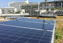 Oasis Biosolar est la seule solution 3 en 1 pour vos installations photovoltaïques en toiture terrasse.