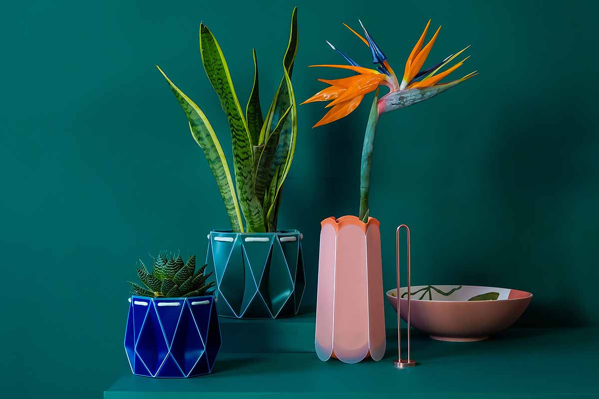 Des pots en origami innovants et originaux.