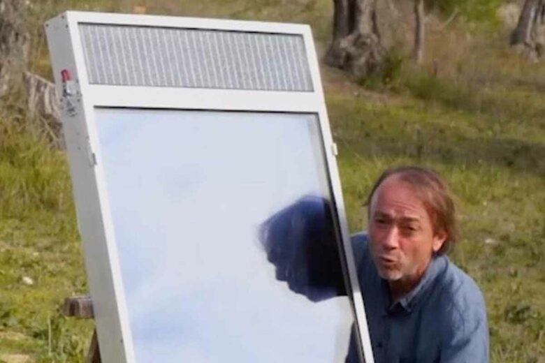 Le chauffage solaire SunAéro présenté par son concepteur.