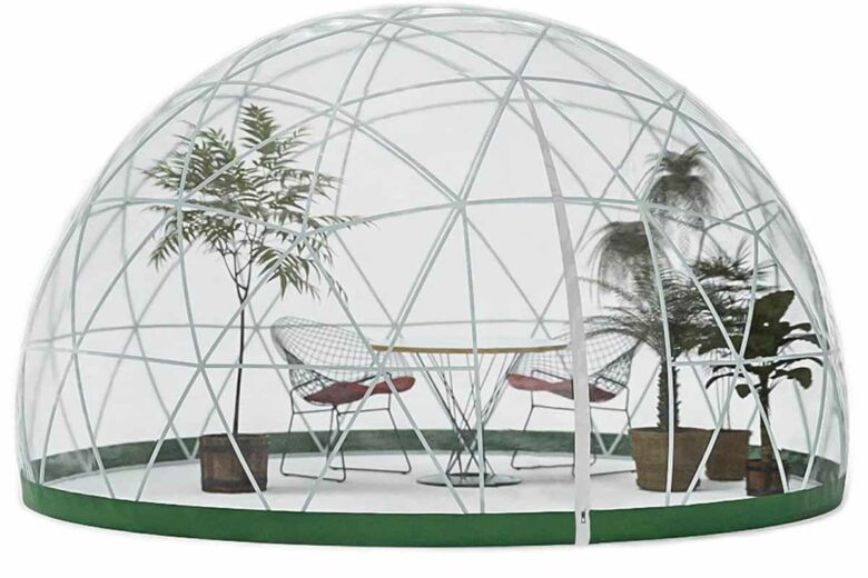 Le dôme igloo pour le jardin.