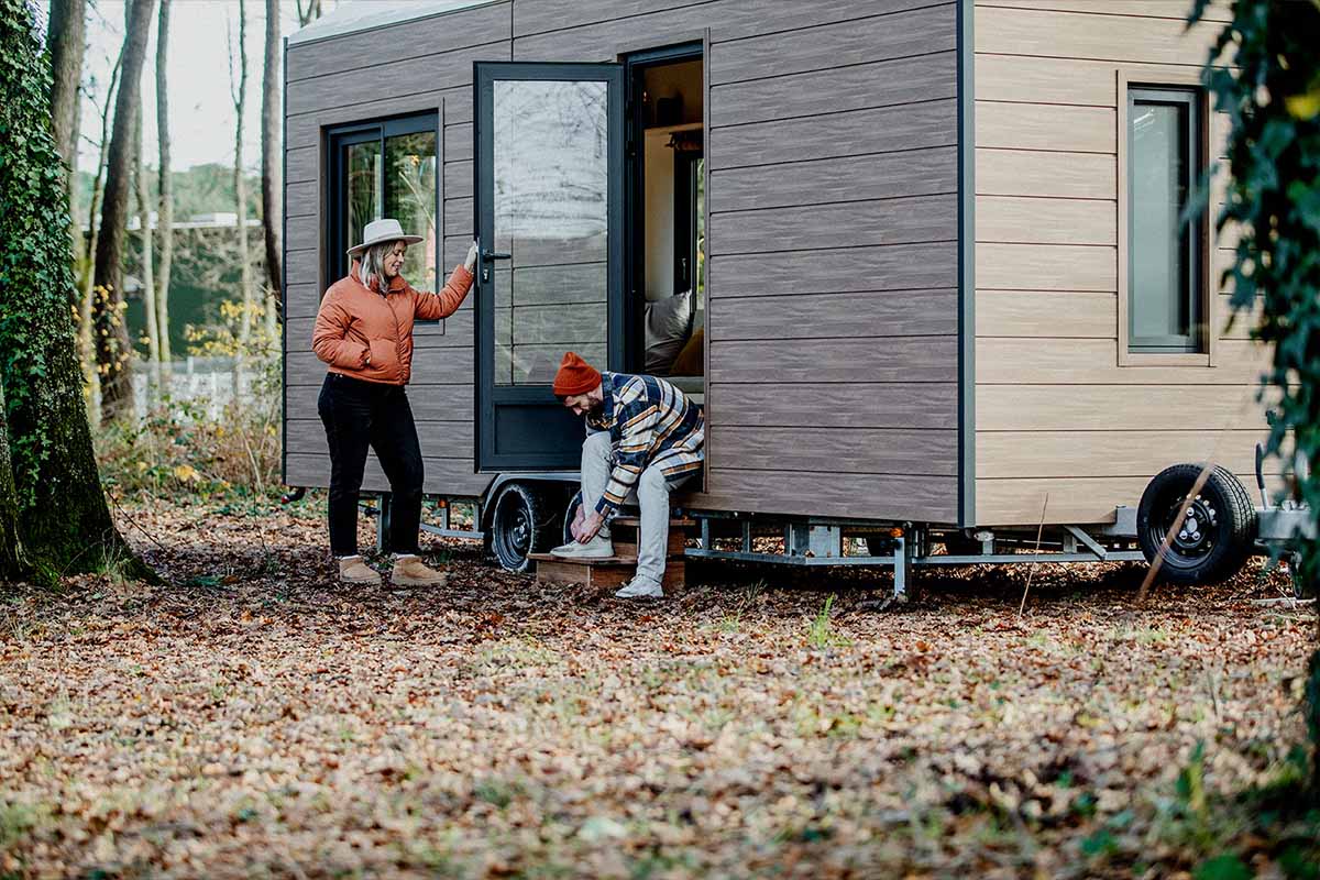 La Tiny Bordelaise propose une tiny house tout confort.