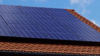 Selon une étude, la température sous le toit serait plus fraiche au niveau des panneaux photovoltaïques.