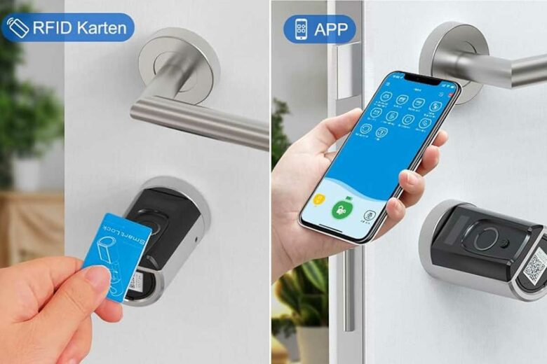 Smart Lock avec Bluetooth, WiFi, carte RFID