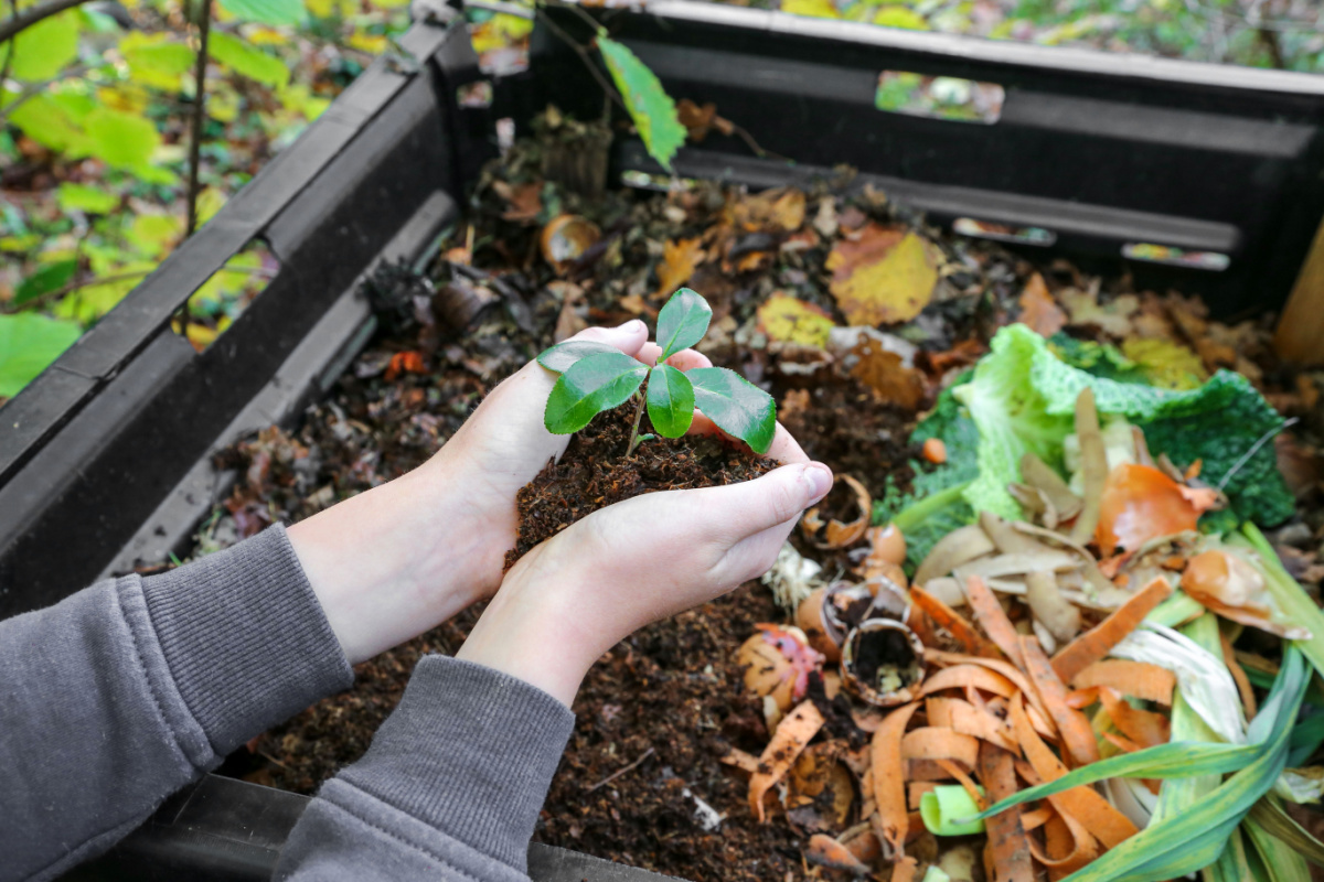 Recycler ses biodéchets pour en faire du compost.