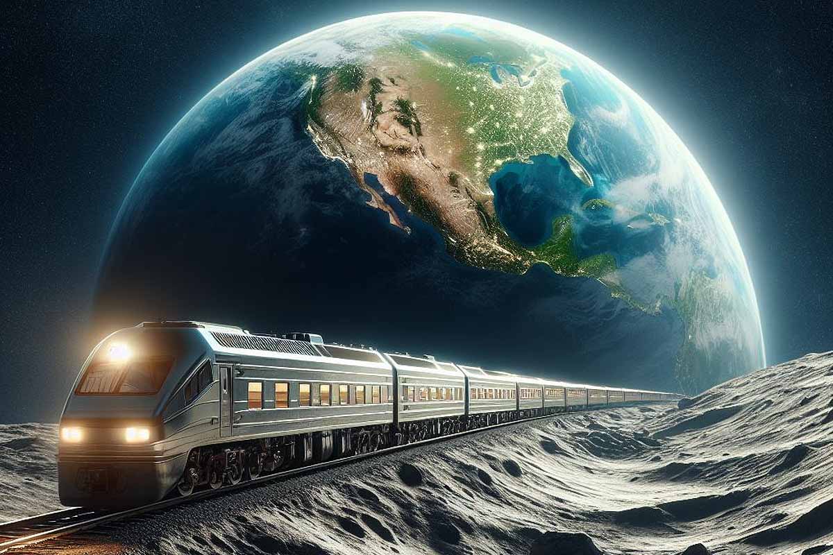 Le projet fou des États-Unis, construire un chemin de fer sur la Lune !