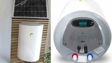 Le chauffe-eau de Fothermo se branche directement à une installation solaire plug&play.