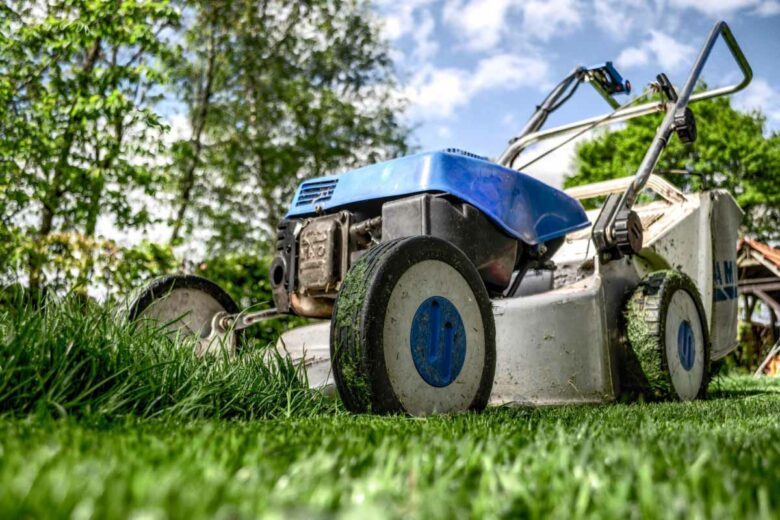 Choisir une tonteuse avec la fonction mulching vous permet de laisser l'herbe fraichement tondue au sol.