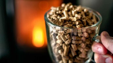 Des pellets de bois sont actuellement en vente à 4,99 € le sac de 15 kg.