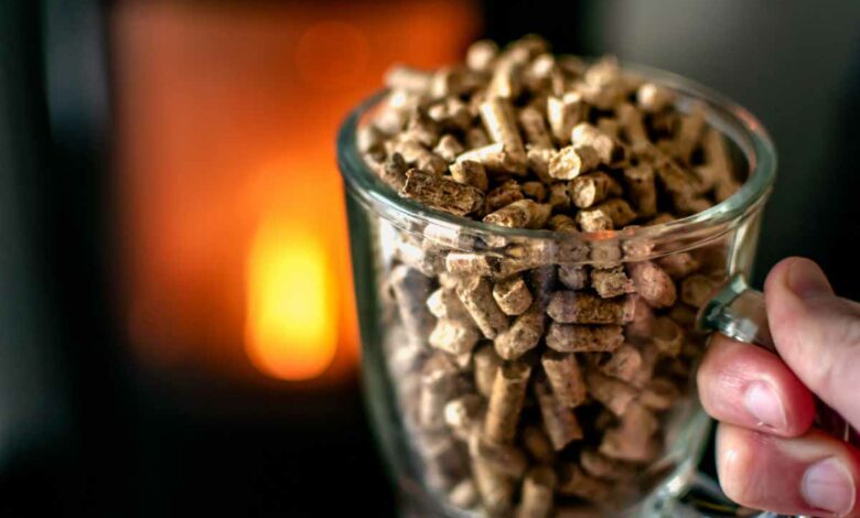 Des pellets de bois sont actuellement en vente à 4,99 € le sac de 15 kg.