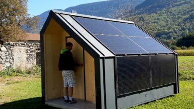 Un abris de jardin photovoltaïque labellisé le label « Solar Impulse ».