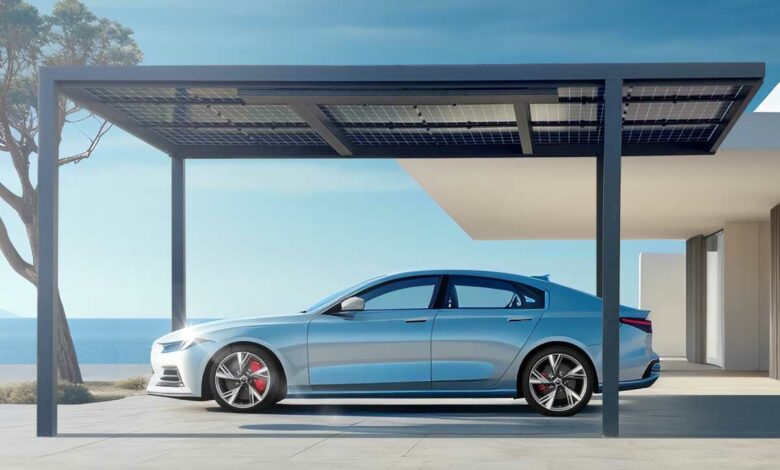 Un carport innovant pour transformer une simple place de parking en source d'énergie solaire.