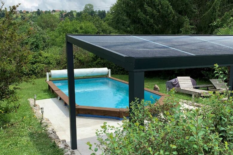 Le carport solaire Atrium Electron.