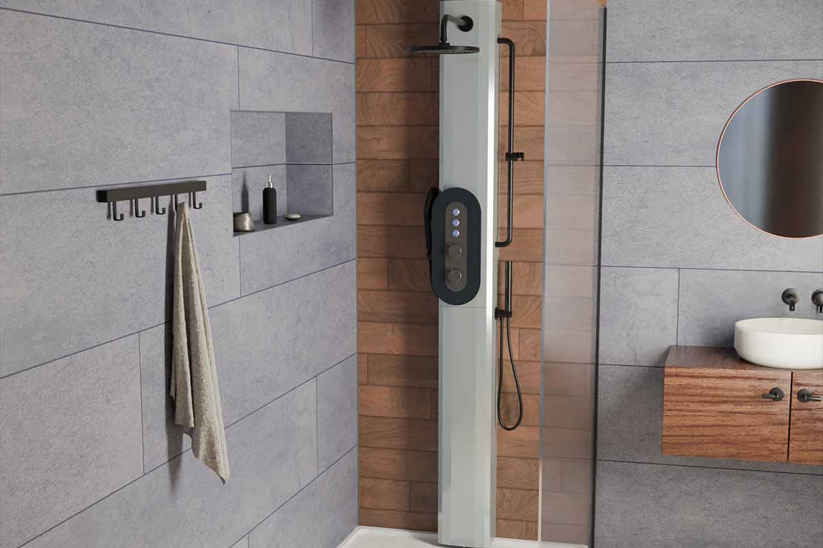 Le système de douche cyclique de la start-up Ilya permet d'économiser de l'eau et de l'énergie.