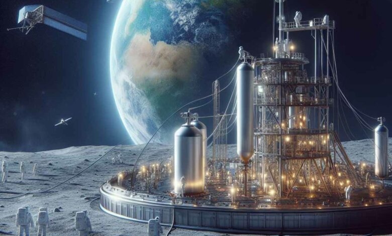 Extraire de l'Hélium 3 sur la Lune, c'est le défi de la start-up Américaine Interlune Space.