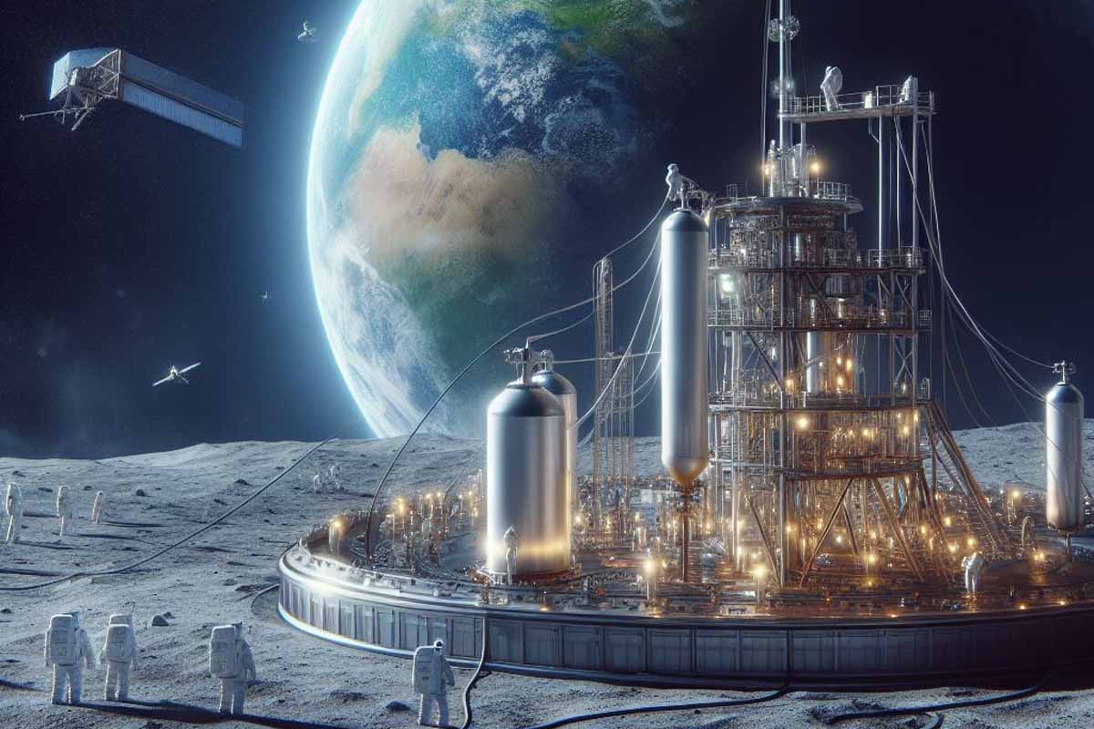 Extraire de l'Hélium 3 sur la Lune, c'est le défi de la start-up Américaine Interlune Space.