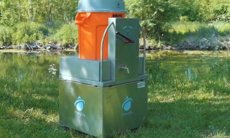 Un dispositif très efficace qui permet de filtrer l'eau pour la rendre potable.
