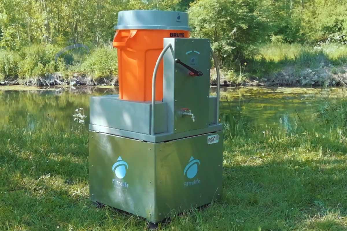 Un dispositif très efficace qui permet de filtrer l'eau pour la rendre potable.