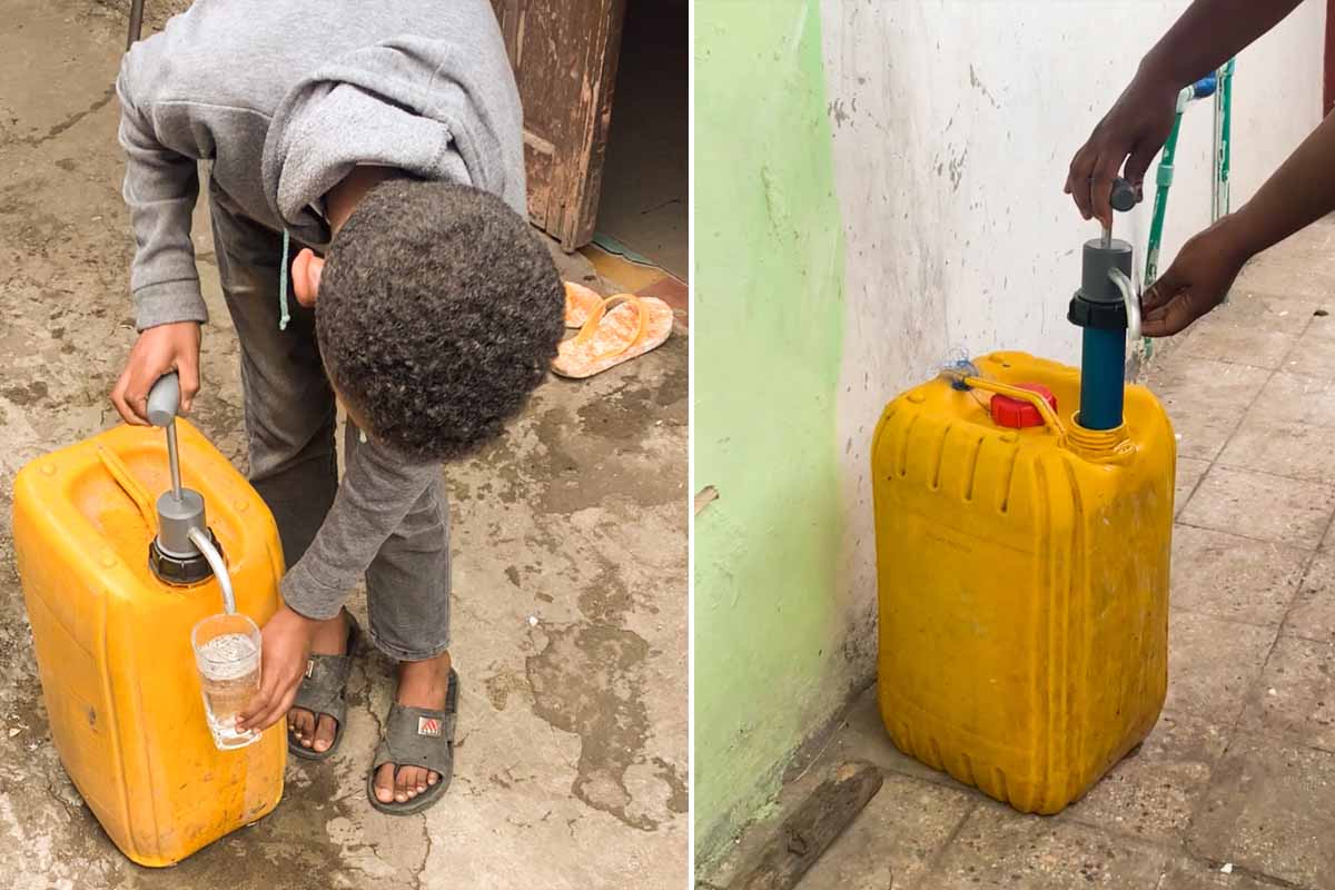 Un système de filtration pour rendre l'eau potable dans tous les recoins du monde.