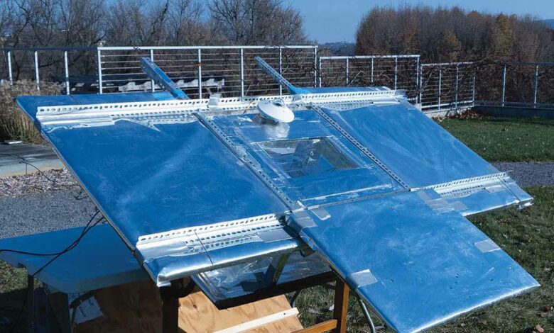 Le système hybride de production électrique et de refroidissement lors de tests en extérieur..