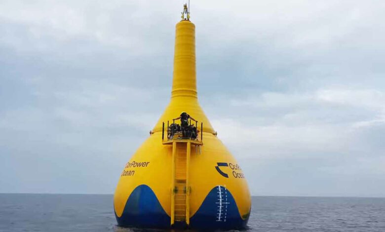 La bouée hydrolienne vient de terminer sa phase de tests au large du Portugal.