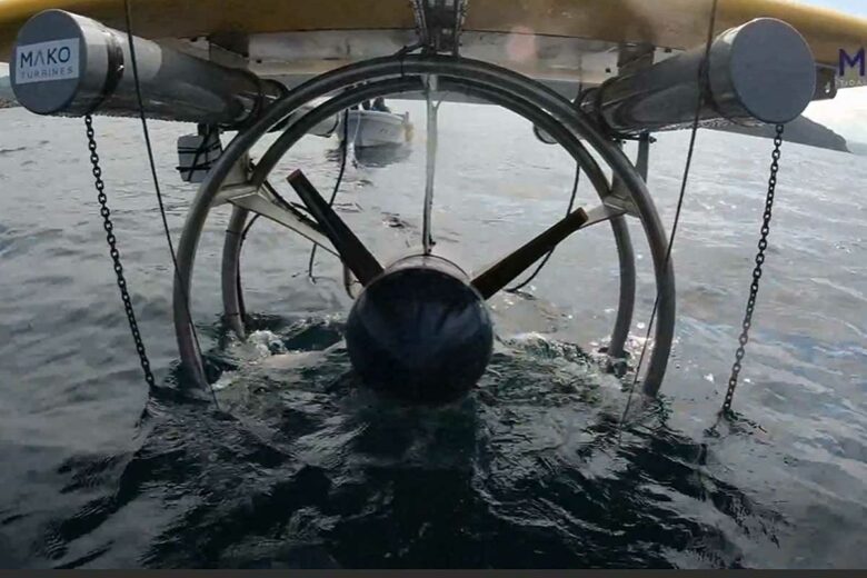 L'entreprise souhaite « libérer le véritable potentiel des énergies renouvelables océaniques ». Crédit photo : Mako Tidal Turbines (capture d'écran vidéo)