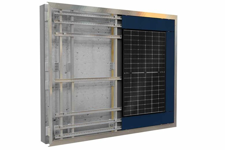 Le système Solup de Solyco, pour avoir une installation photovoltaïque sur vos murs.