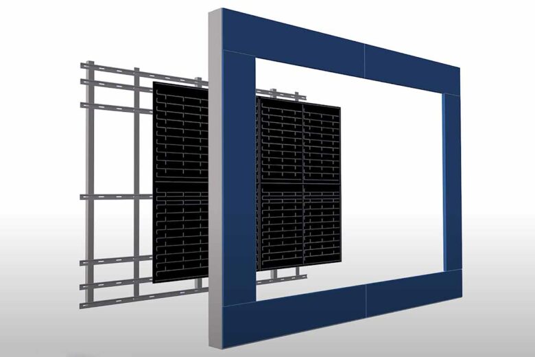 La solution SOLup comporte un système de bardage sophistiqué pour vos murs extérieurs.