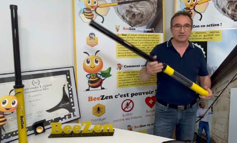 Ce sera la dernière image que les frelons verront ! Avec le Beezen, médaillé d'or 2023 du concours Lepine.
