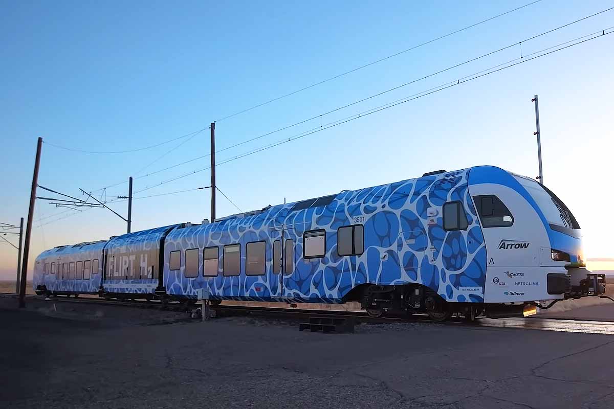 Ce train à hydrogène a parcouru 2800 km avec un seul plein.